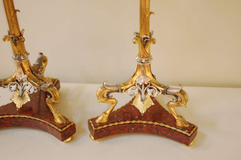Pair of 19th Century Second Empire Table Lamps 4