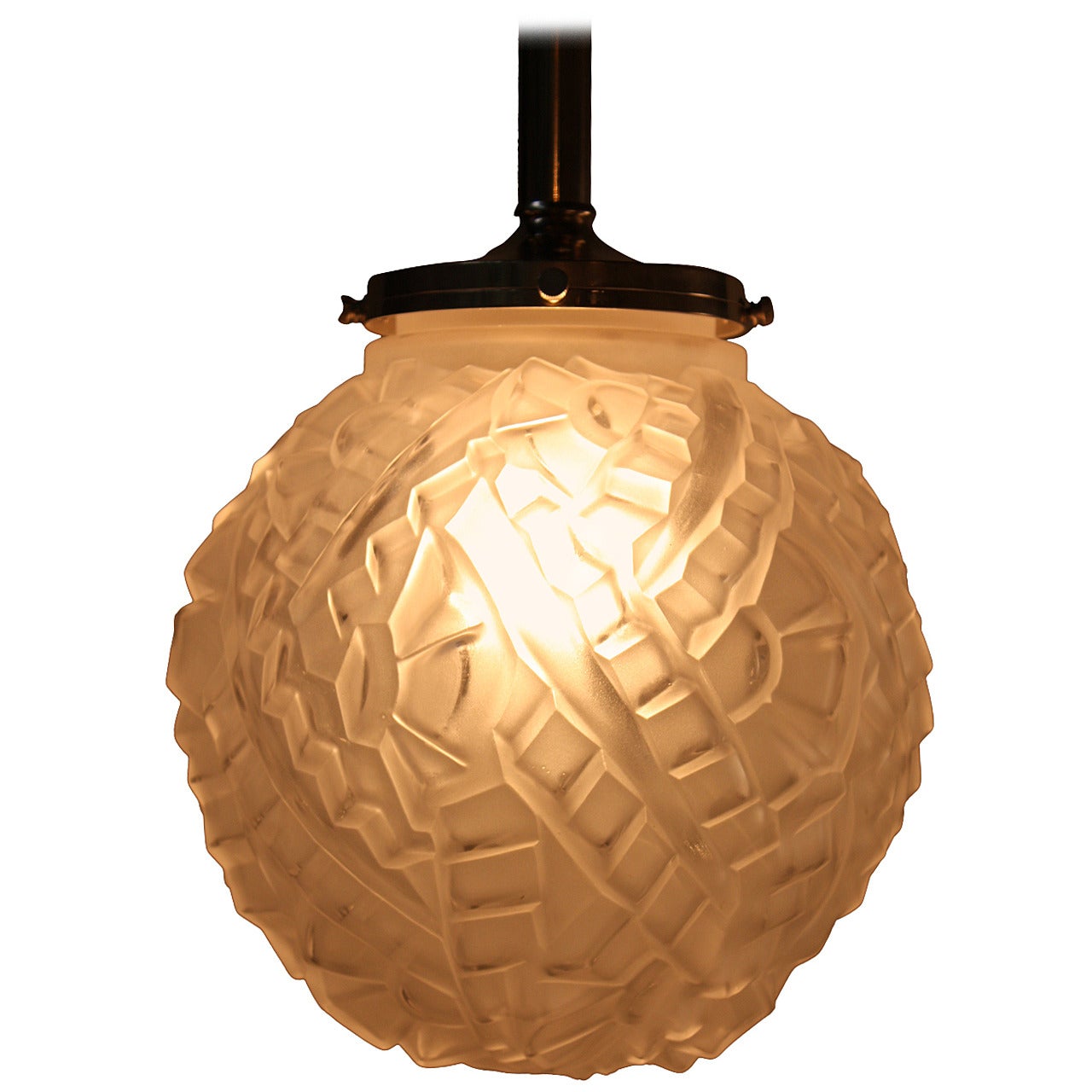 French Art Deco Pendant Light