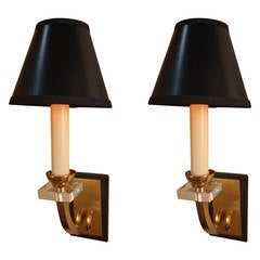 Wall Sconces by Jacques Adnet