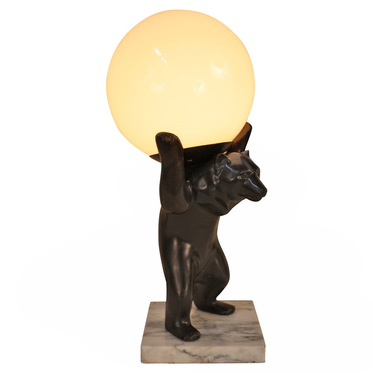 Bronze Bear Table Lamps