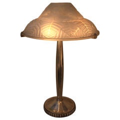 Antique Art Deco Table Lamp By Ranc Freres