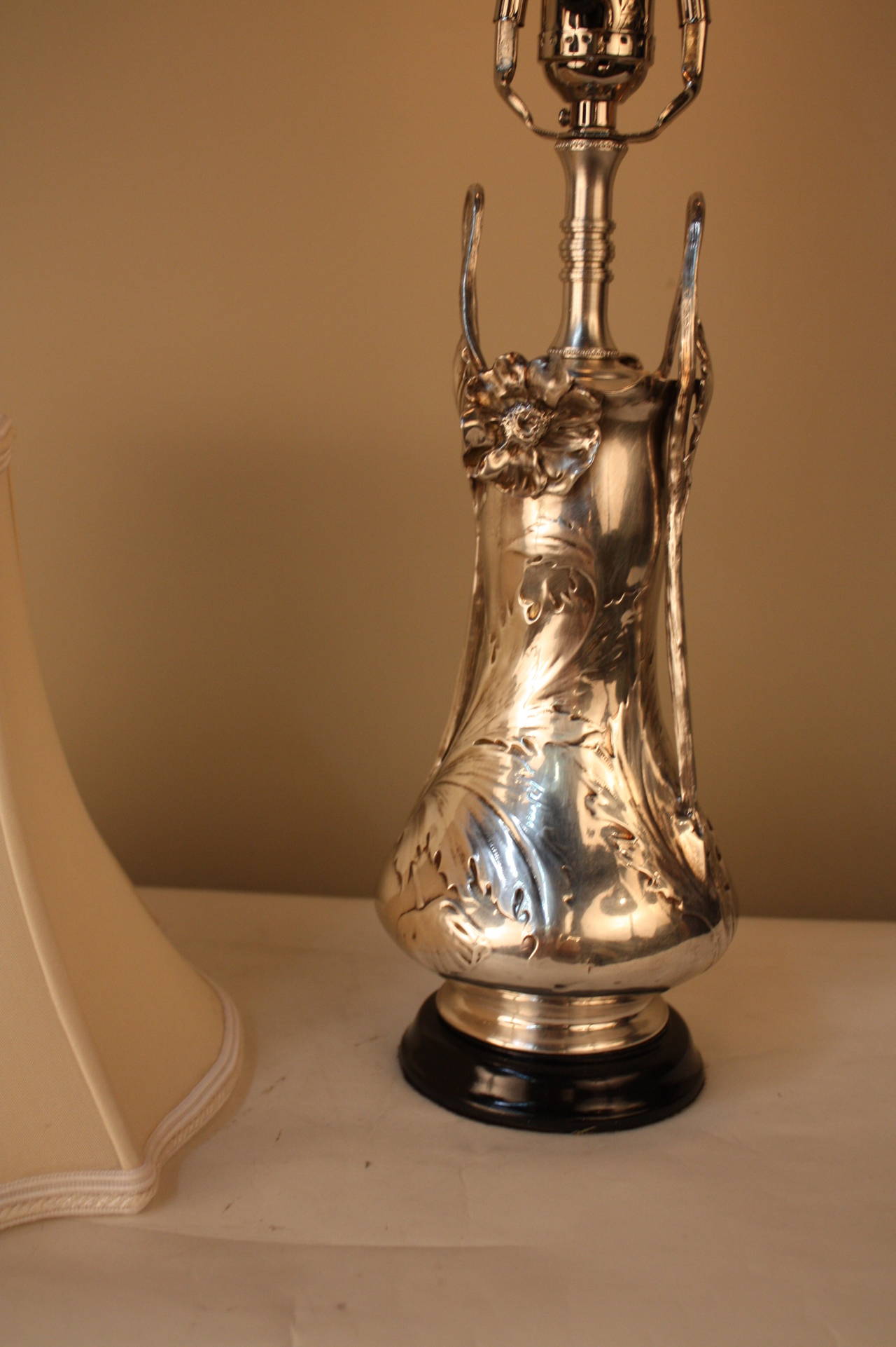 Finnish French Art Nouveau Table Lamp