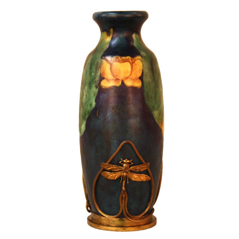 Arts & Crafts Style Pottery Vase