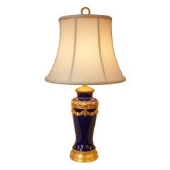French Porcelain Table Lamp