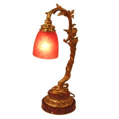 French Art Nouveau Lamp