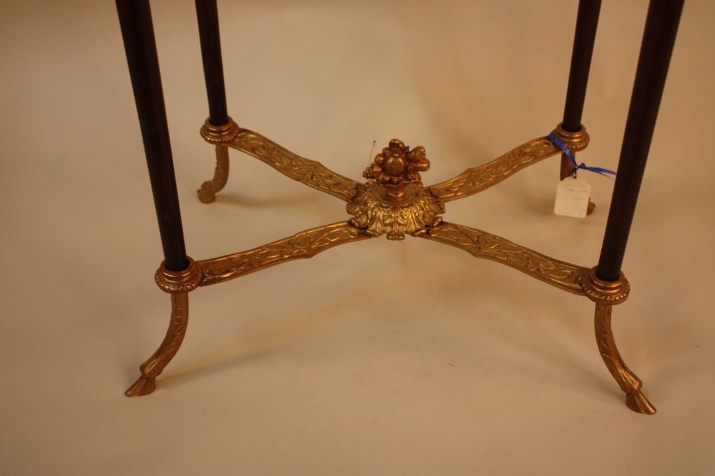 20th Century 19th Century Bronze Doré French Table