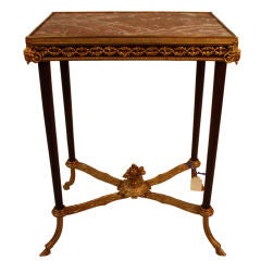 19th Century Bronze Doré French Table