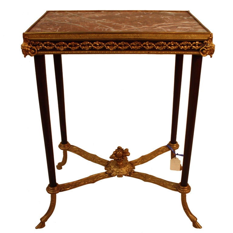 19th Century Bronze Doré French Table
