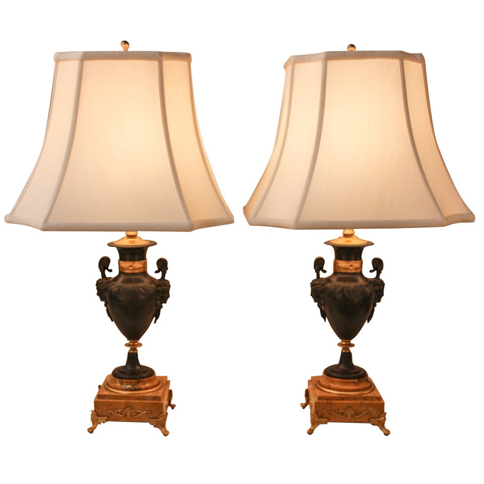 Pair of Elegant 1930s Table Lamps