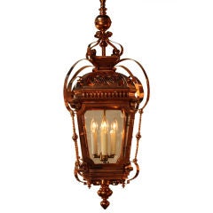 19th c. Copper Lantern
