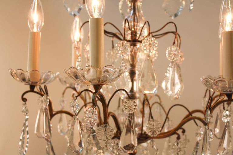 1930s French Crystal Chandelier 2