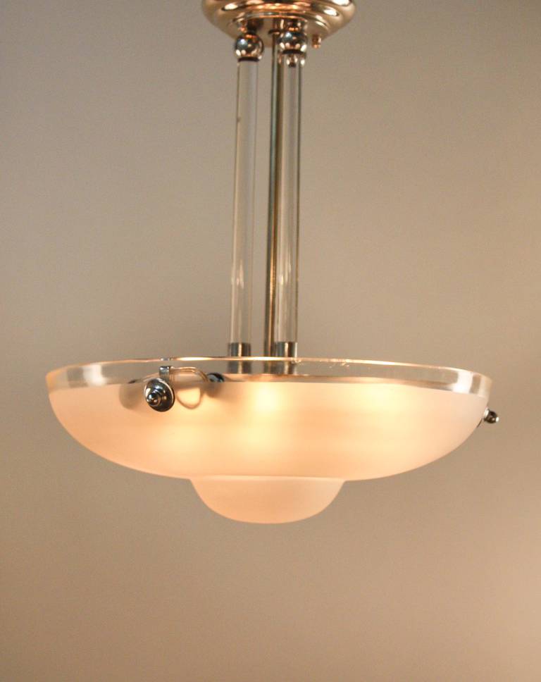 MidCentury Modern Chandelier at 1stDibs