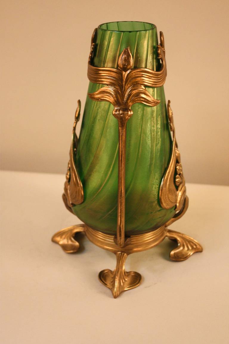 Austrian Art Nouveau Vase In Good Condition In Fairfax, VA
