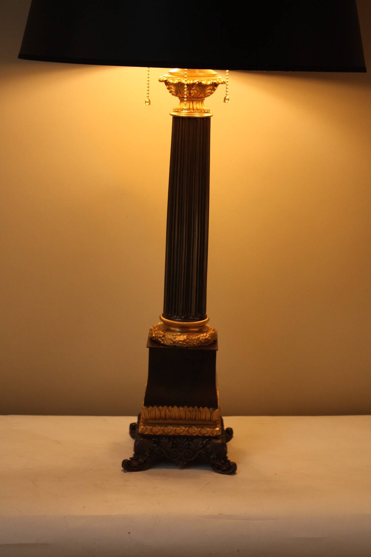 French 19th Century Empire Table Lamp