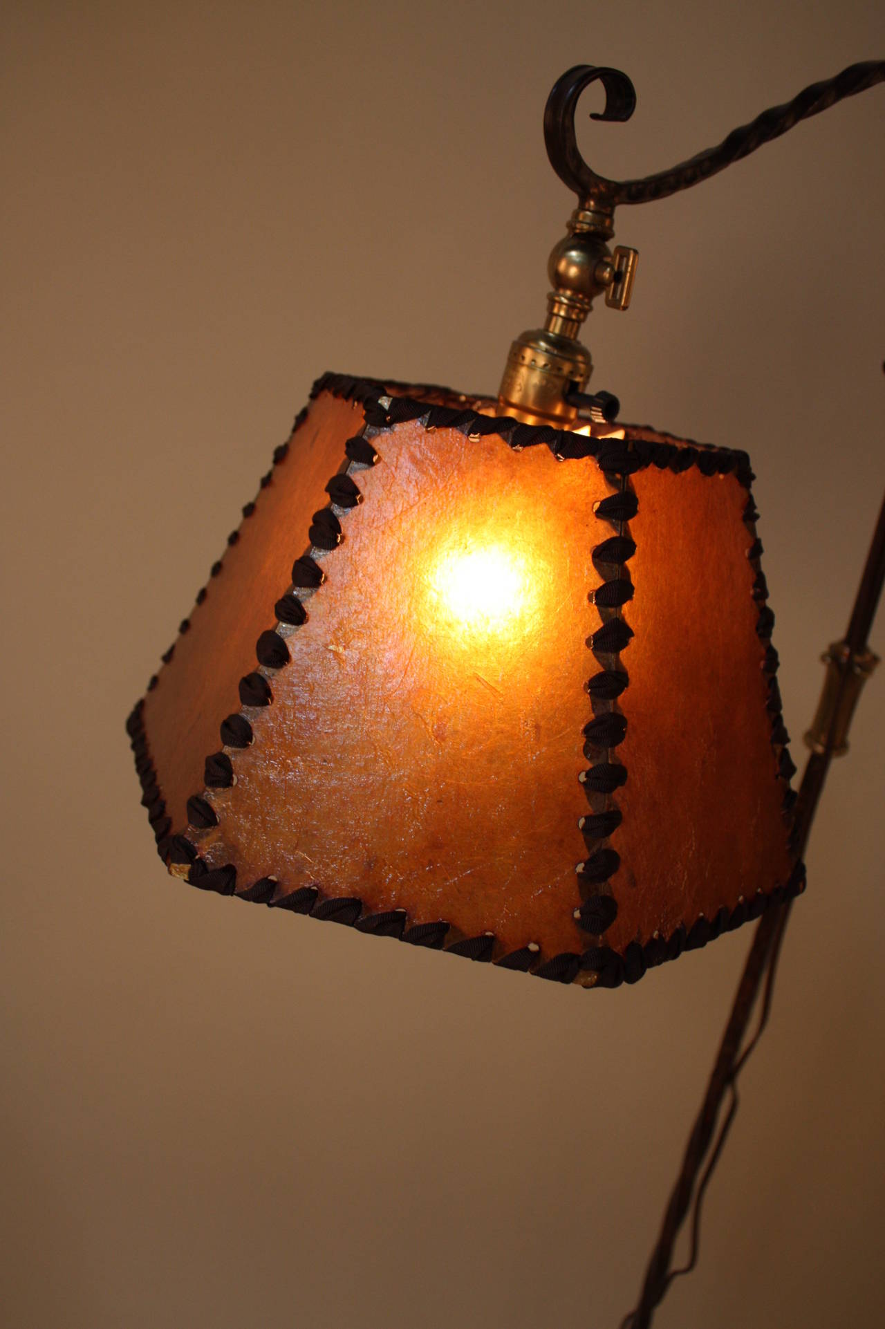 American Iron and Brass Adjustable Floor Lamp 2
