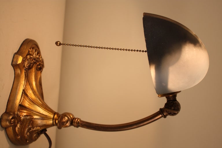 pittsburgh reverse painted lamp