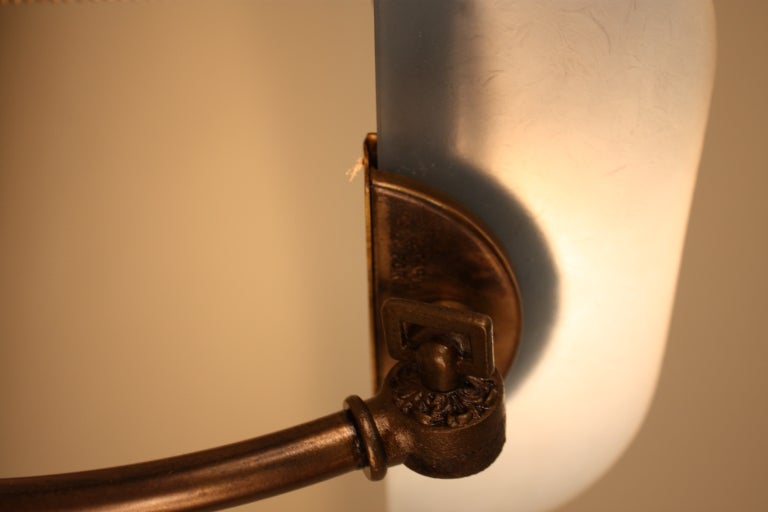 American Reverse Painted Pittsburgh Table Lamp