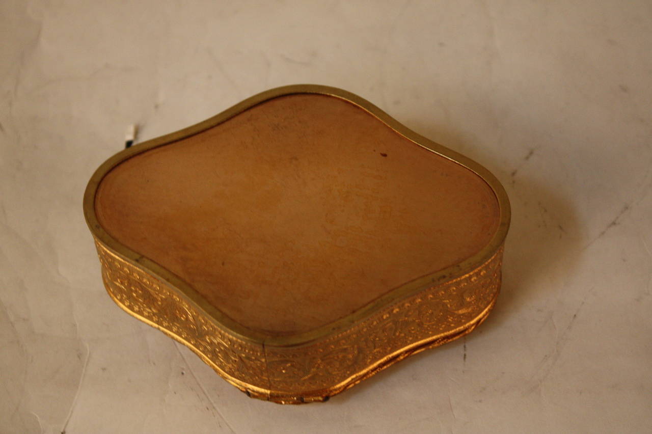 French 19th Century Bronze Art Nouveau Jewelry Box 2