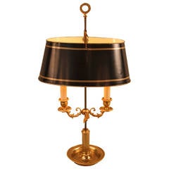 19th c. Second Empire Bouillotte Desk Lamp