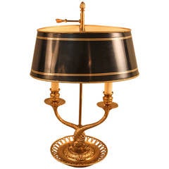 1930s Empire Bouillotte Lamp