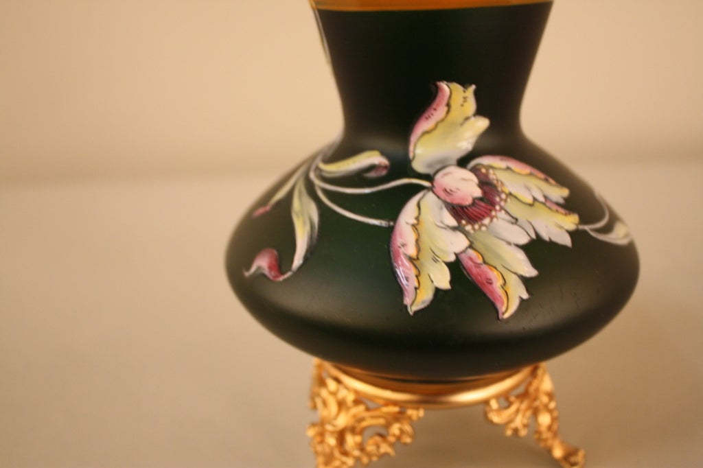 Hand-Painted Art Nouveau Vase 1