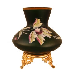 Hand-Painted Art Nouveau Vase