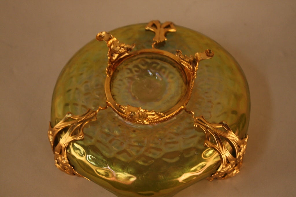 Art Nouveau Glass Bowl By Loetz at 1stDibs
