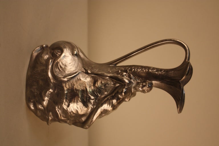 Pewter Vase By J. Garnier