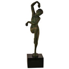 Vintage Nude Art Deco Dancer by Max Le Verrer