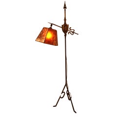 Vintage American Iron Floor Lamp