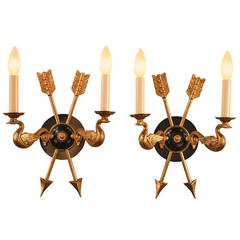 Pair of French Empire Wall Sconces