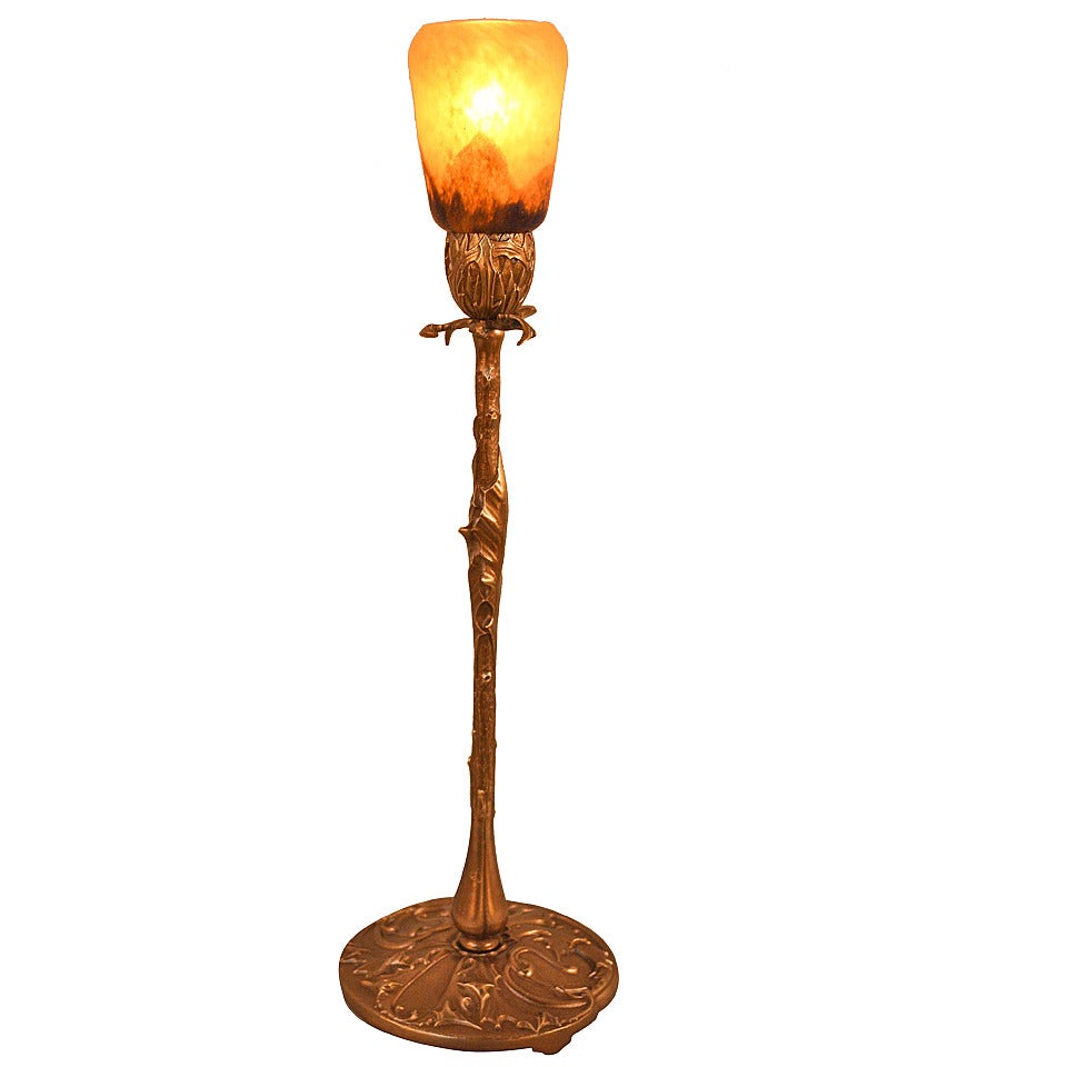 Art Nouveau Lamp by Daum Nancy