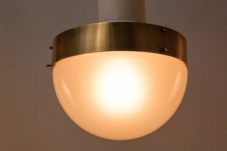 Modern Italian Flush Mount Light