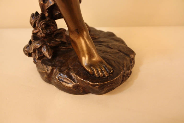 Art Nouveau Bronze Dancer 2