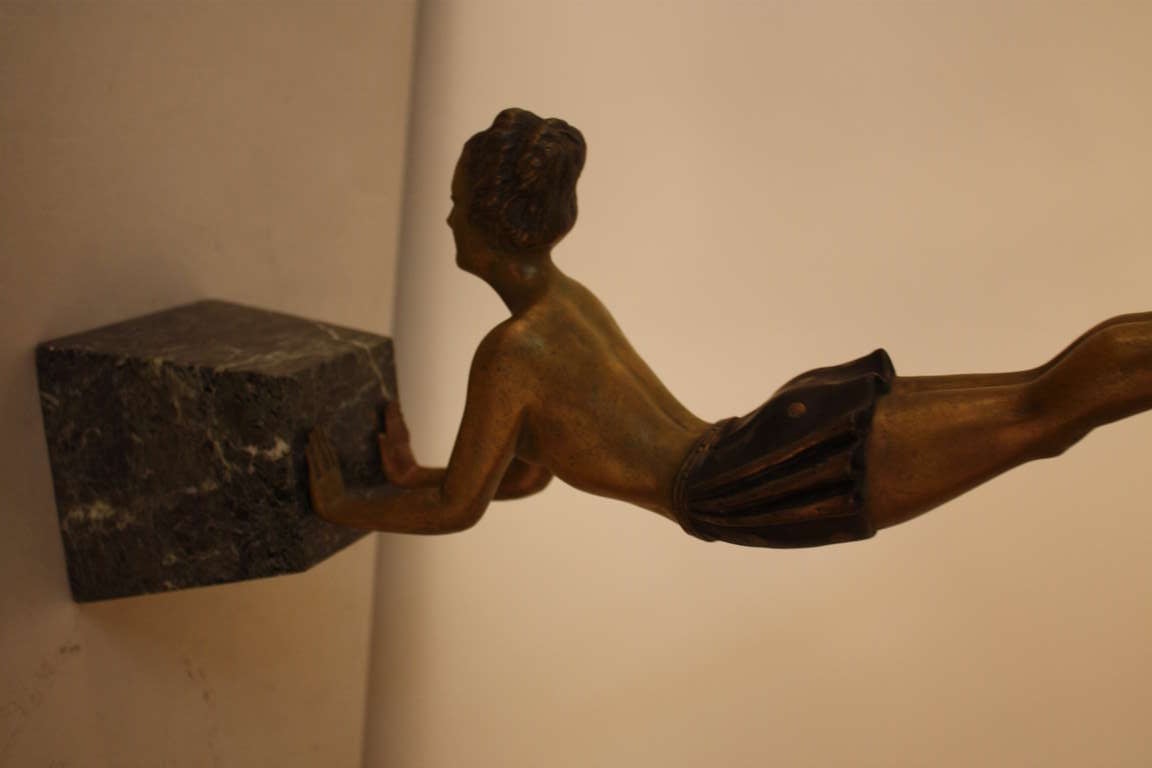 1930's Art Deco Table Lamp In Good Condition In Fairfax, VA