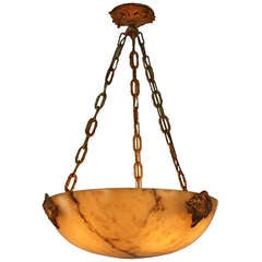 Spanish alabaster chandelier