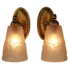 Pair of Art Deco Wall Sconces