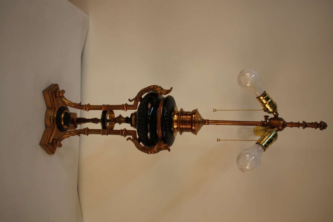 19th Century 19th c. Second Empire Table Lamp