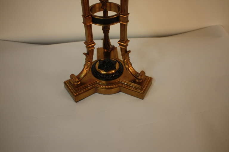 Bronze 19th c. Second Empire Table Lamp