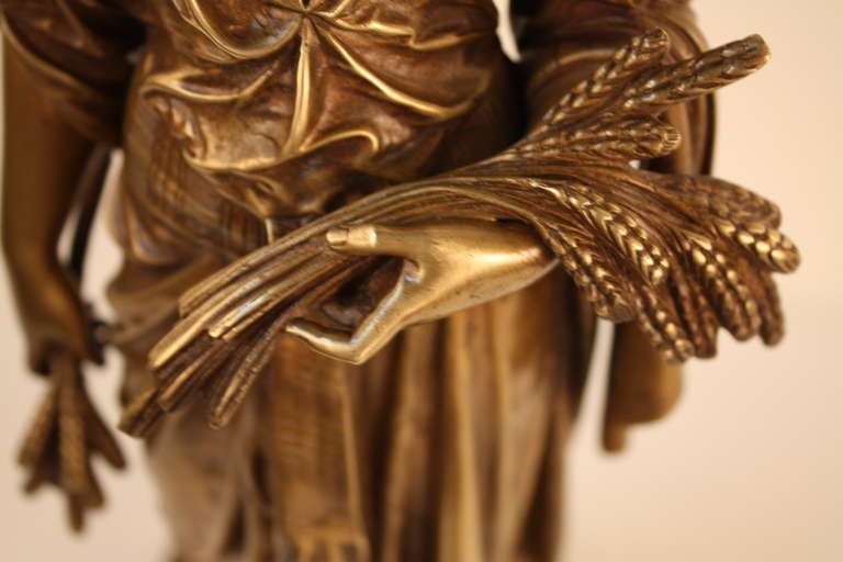 19th c. Bronze Sculpture by Bouret In Good Condition In Fairfax, VA