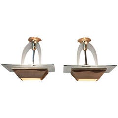 Art Deco Wall Sconces by Petitot
