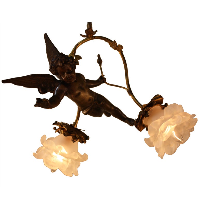French Bronze Chandelier