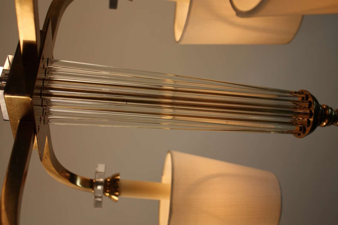 Mid-20th Century French Chandelier by Jacques Adnet