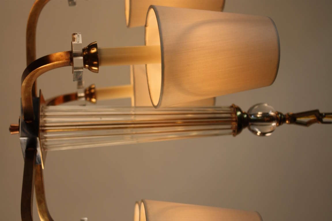 Modern French Chandelier by Jacques Adnet