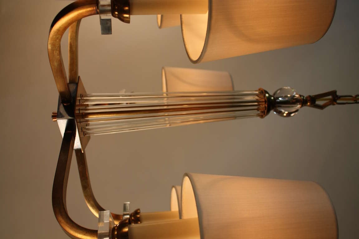 French Chandelier by Jacques Adnet 1