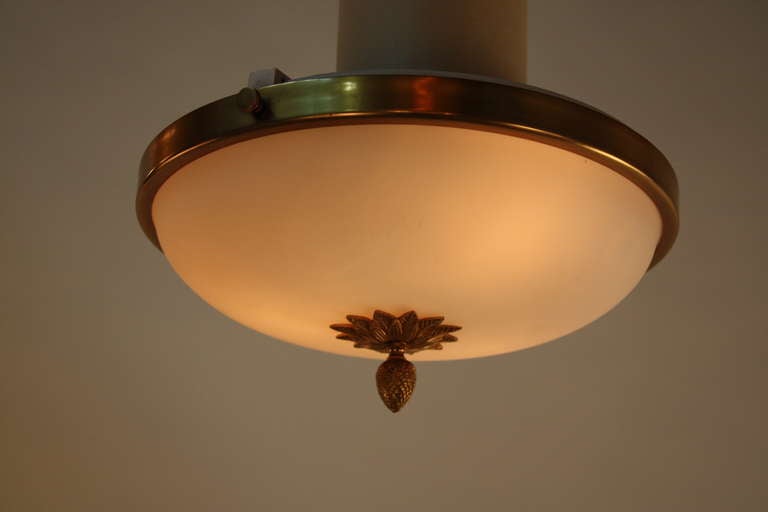 French 1930's Ceiling Fixture