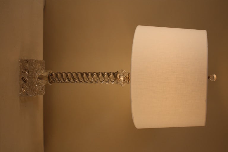 Crystal Table Lamp By Baccarat