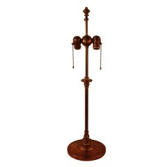 Antique Bronze Table Lamp By Tiffany & Co.