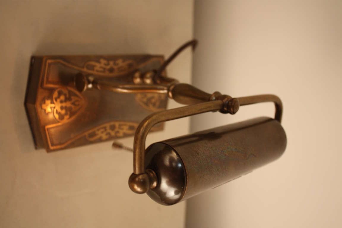 Art Nouveau American Desk Lamp by Silver Crest