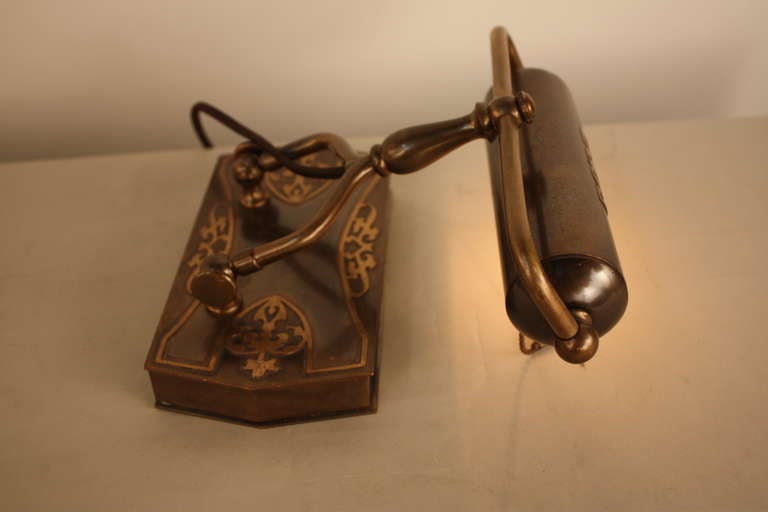 Bronze American Desk Lamp by Silver Crest